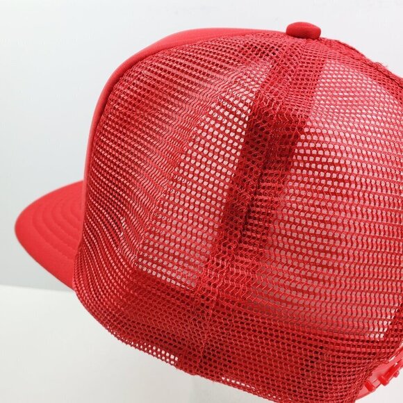 IBM Vintage Snapback Trucker Hat Solution Builder Corded Mesh Foam Cap Unworn - Picture 11 of 13